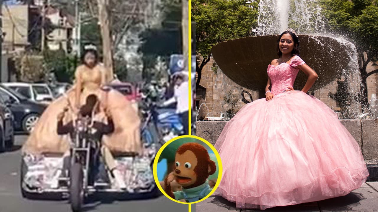 Quinceañera quiere hacer entrada triunfal en una moto y termina en el piso: "Besó el suelo"