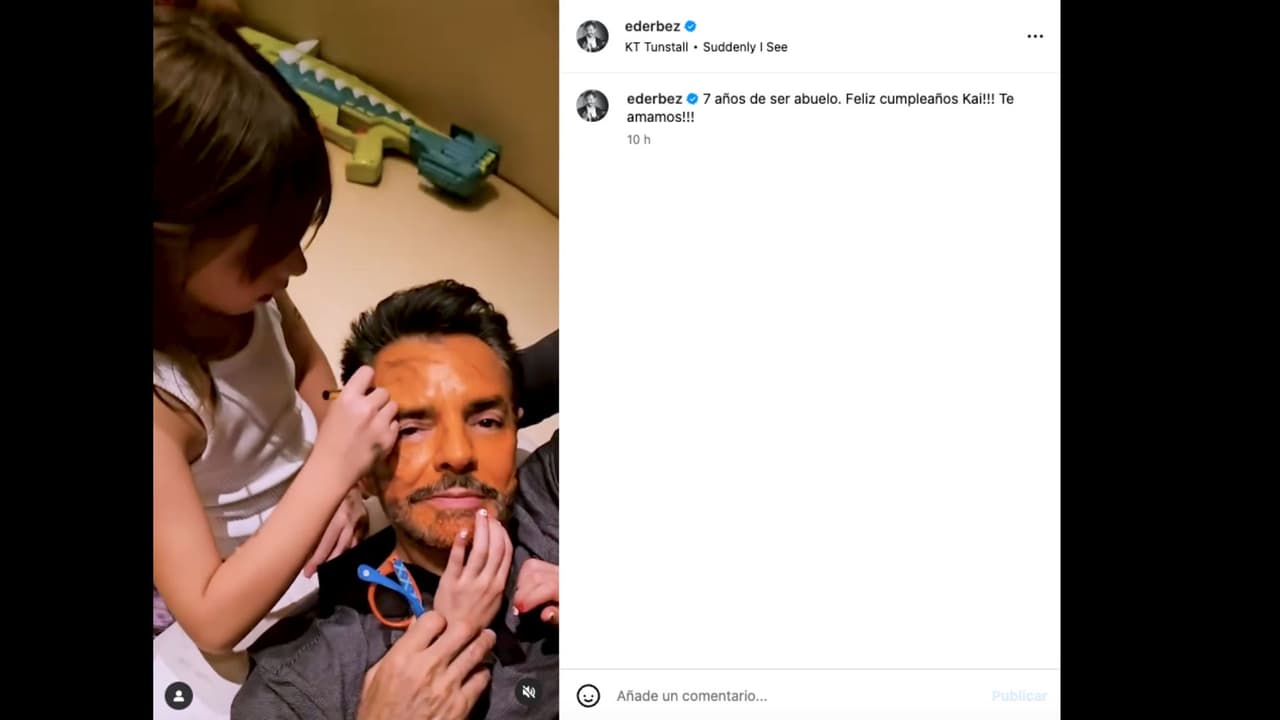 Eugenio Derbez dedica tierno mensaje a su nieta Kai