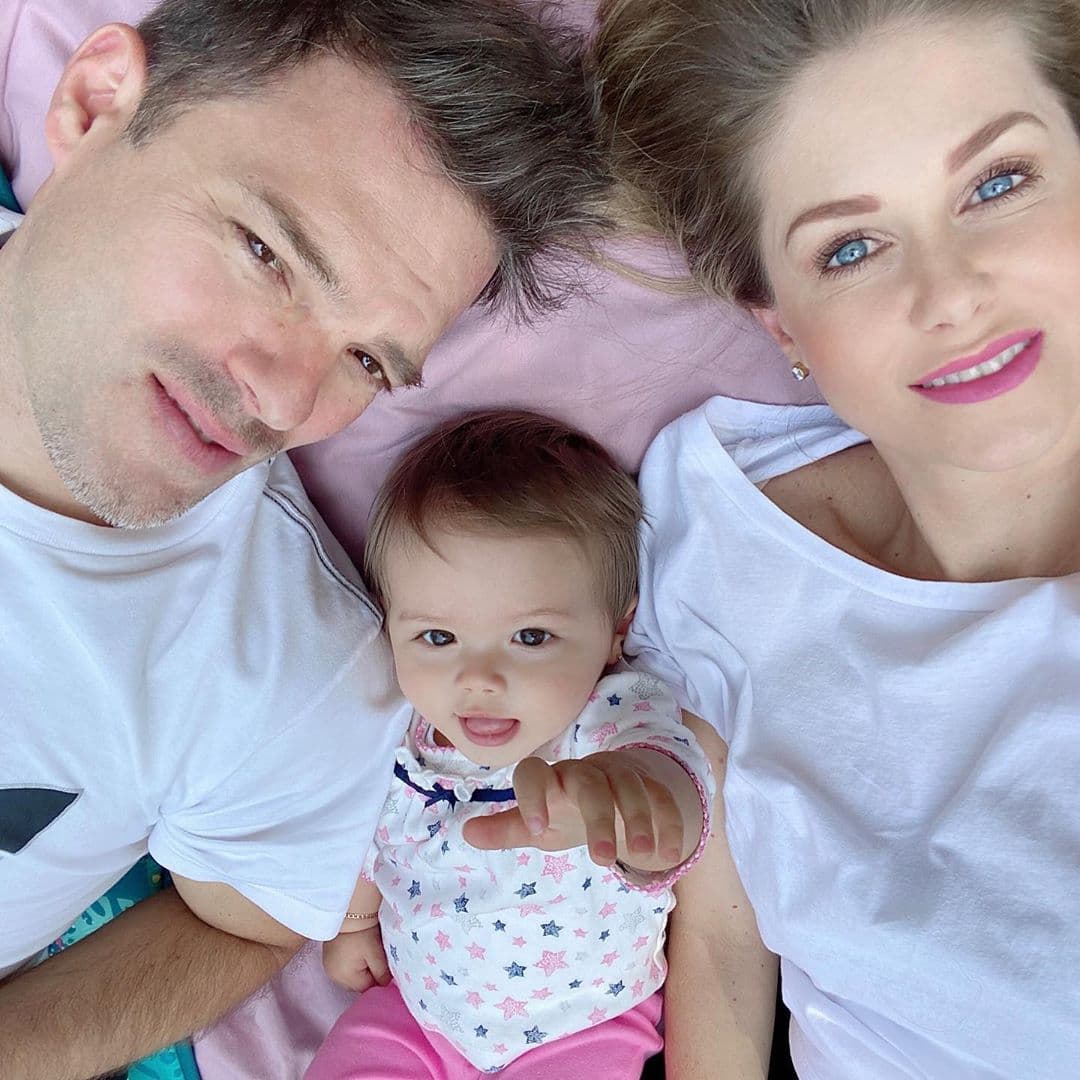 Ingrid Martz se convirtió en madre el 21 de mayo de 2019. Martina es fruto del matrimonio que la actriz formó con el fotógrafo Rodrigo Luque, con quien se casó en 2017.