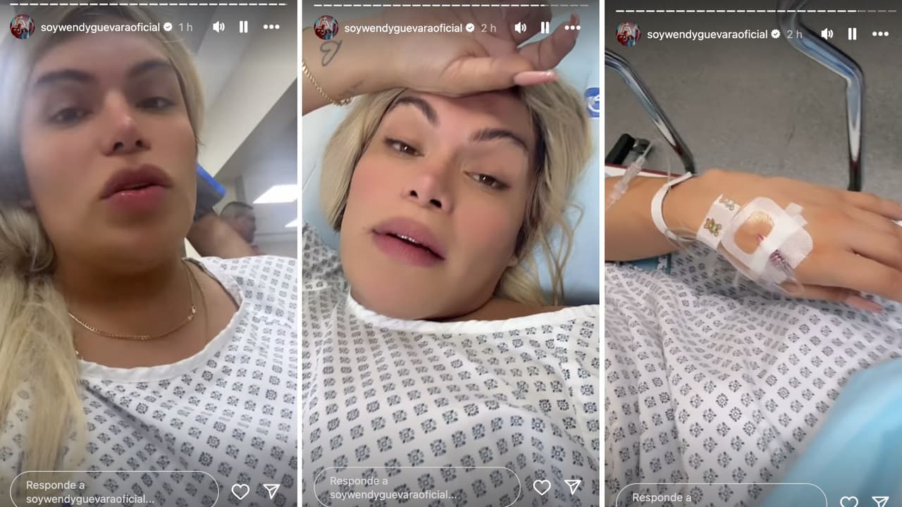 Wendy Guevara es hospitalizada de emergencia.