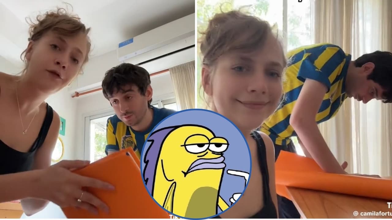 Padres latinos muestran su frustración al no saber cómo forrar un cuaderno; tuvieron que buscar un tutorial