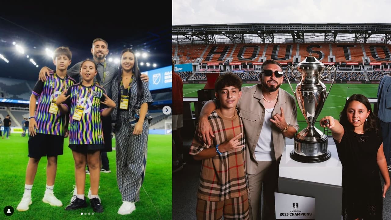 Héctor Herrera y Shantal Mayo tienen 2 hijos, quienes aparecen frecuentemente en las redes sociales de sus padres