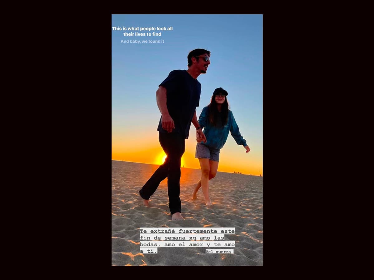 El actor tuvo que quedarse en Los Ángeles trabajando.