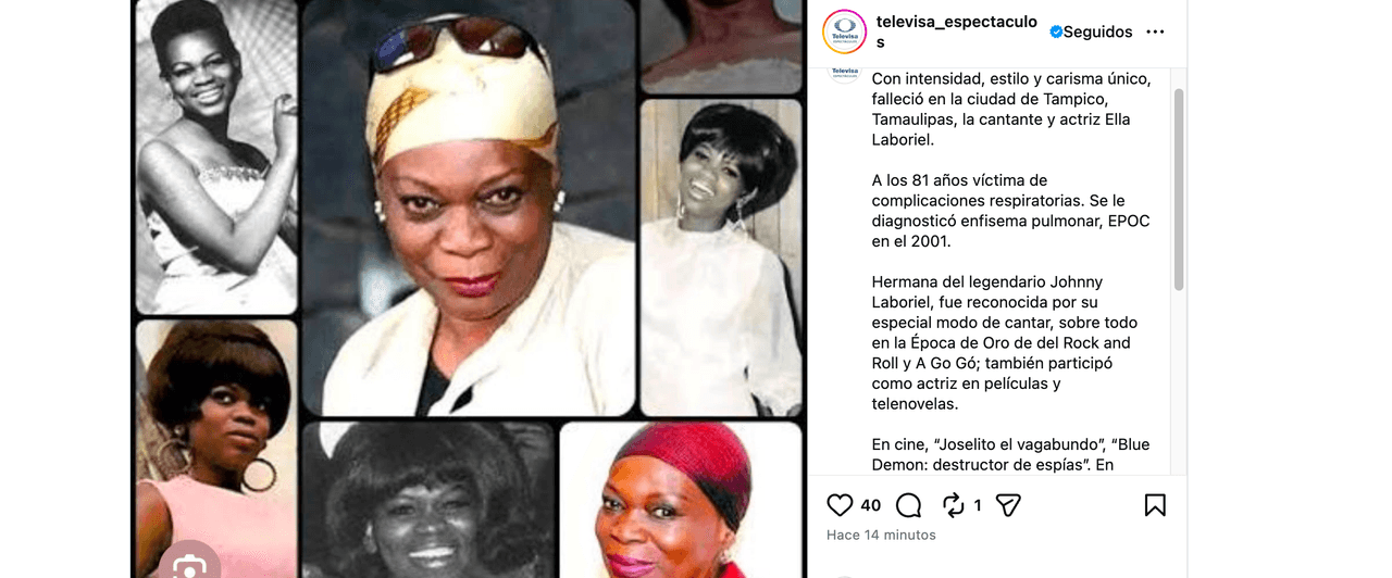 Televisa anuncia la muerte de querida actriz de telenovelas; revelan detalles de su fallecimiento