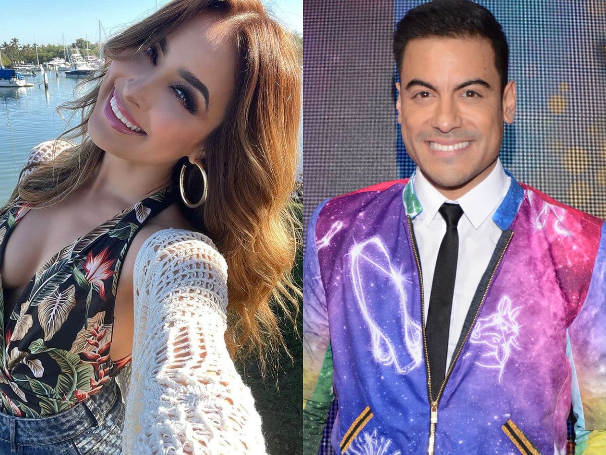 Las fotos en las que aparece con Carlos Rivera desataron tremendo revuelo.