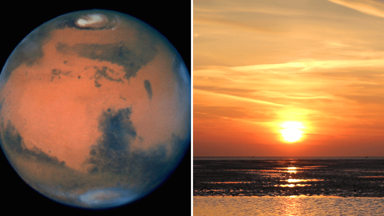 Así se ve el amanecer y atardecer en Marte: la NASA comparte impresionante video