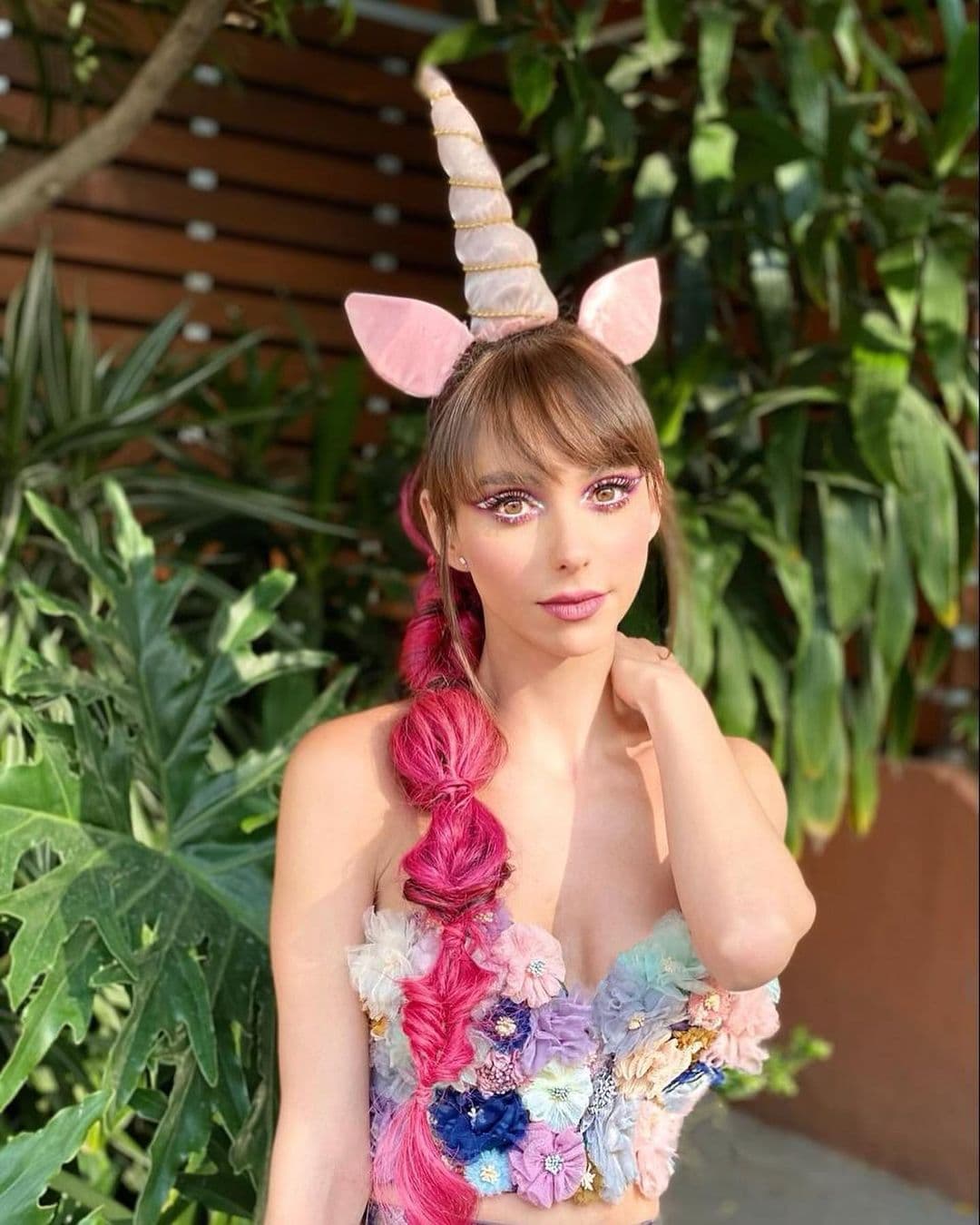 Natalia Téllez sale de un cuento de hadas y luce como un dulce Unicornio