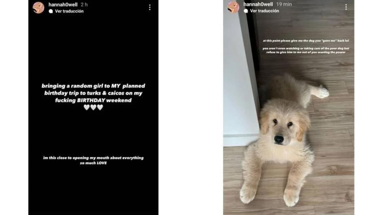 Exnovia de Peso Pluma exhibe supuesta infidelidad y le pide que le regrese a su perro