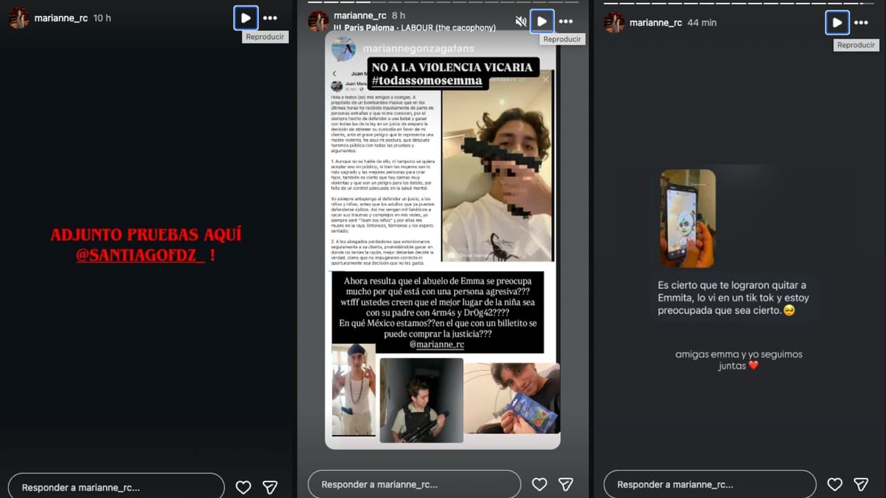 Marianne Gonzaga asegura que su expareja José Said quiere quitarle la custodia de su hija Emma