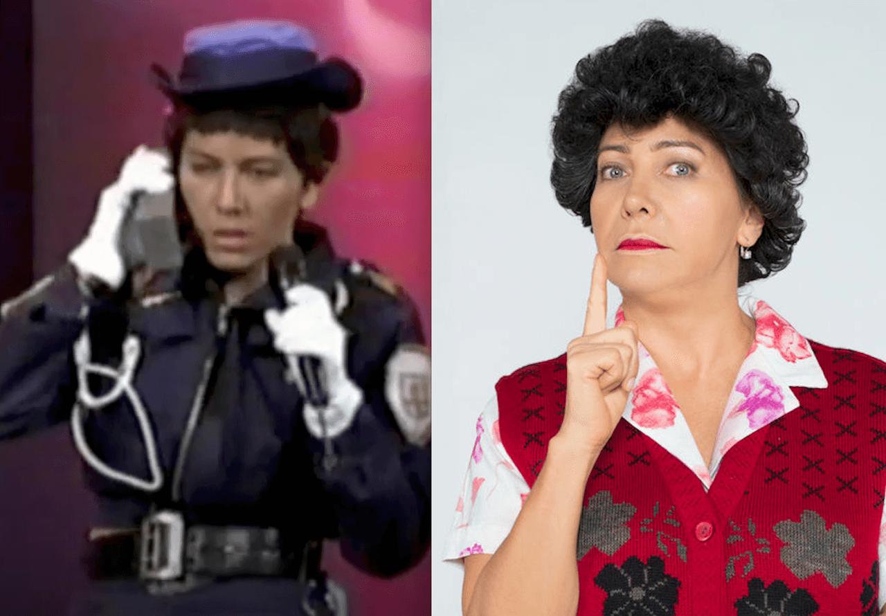 Este era uno de los personajes de Mara Escalante en 1999, dentro del programa 'Humor es... los comediantes', mucho antes de crear a 'Doña Lucha'.