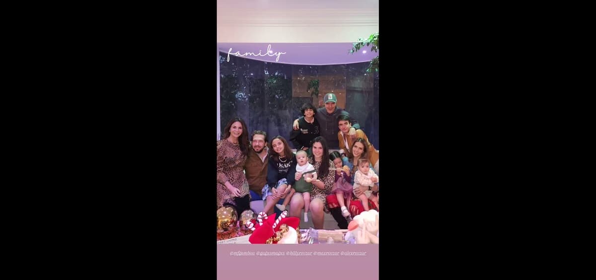 La actriz mostró la gran relación qu tiene con la primera esposa del productor