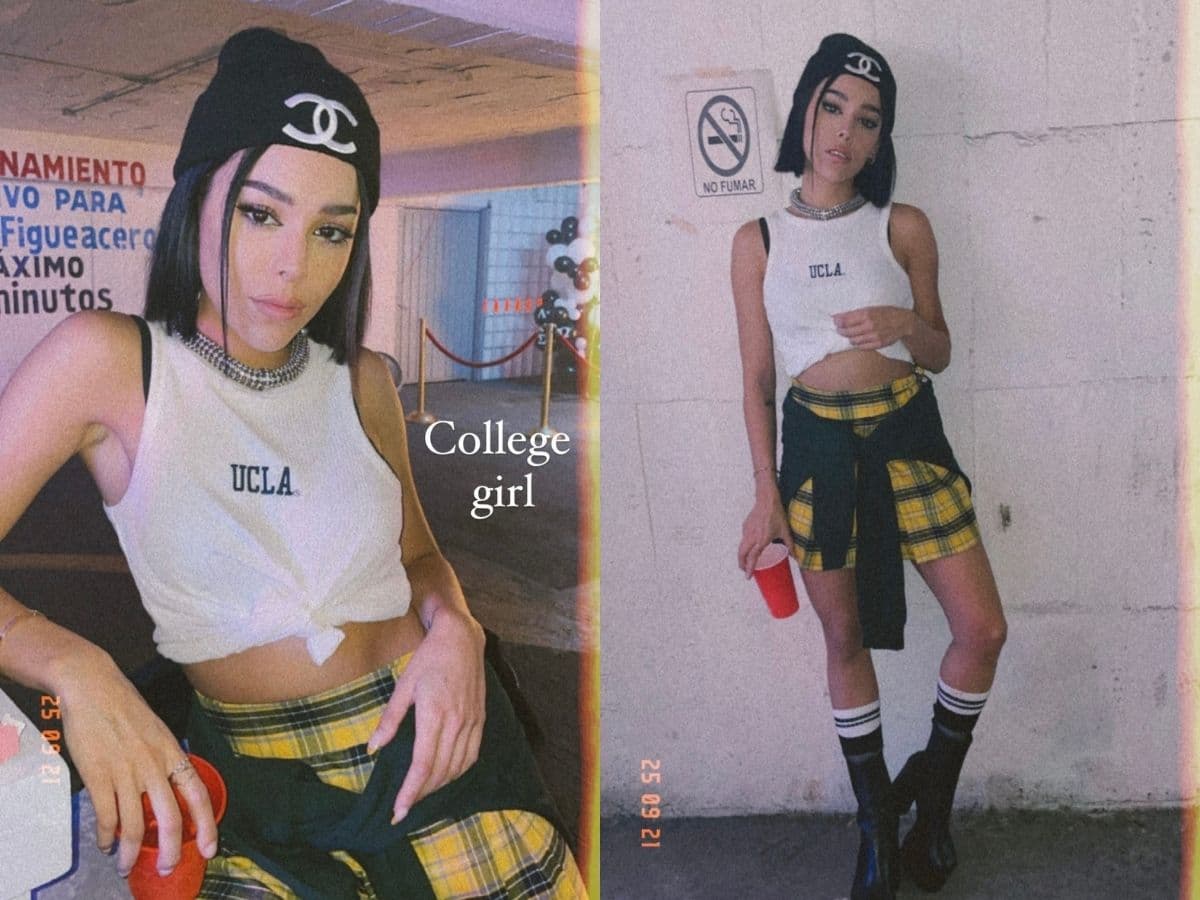 Danna Paola canta a todo pulmón tema de RBD y exhibe drástica transformación