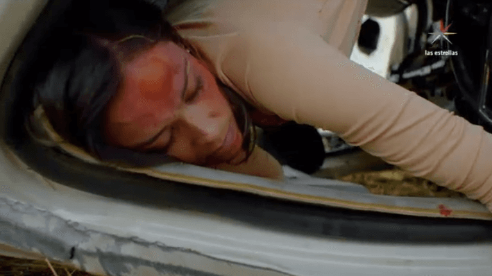 Revive la escena: ¡El accidente de Laura!