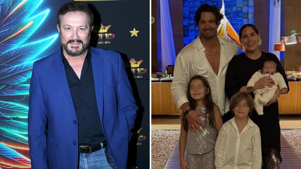 Arturo Peniche derrite corazones al mostrarse con su "nuevo amor"; así posa junto a su nieta Gia