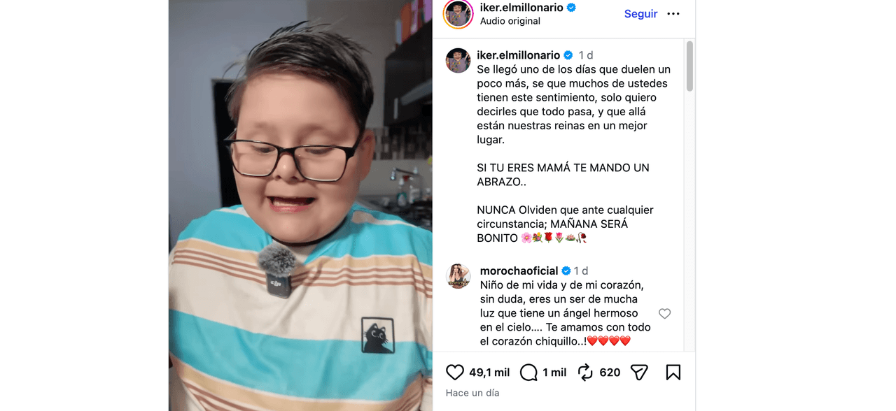 Iker, el niño millonario casi llora al recordar a su difunta mamá: revela lo que no le pudo decir antes de su muerte