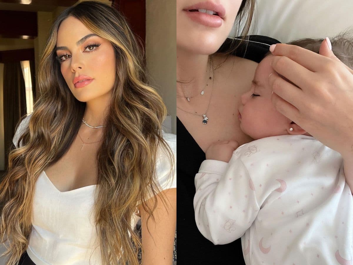 La exMiss Universo celebró los primeros seis meses de su bebé con entrañable imagen.