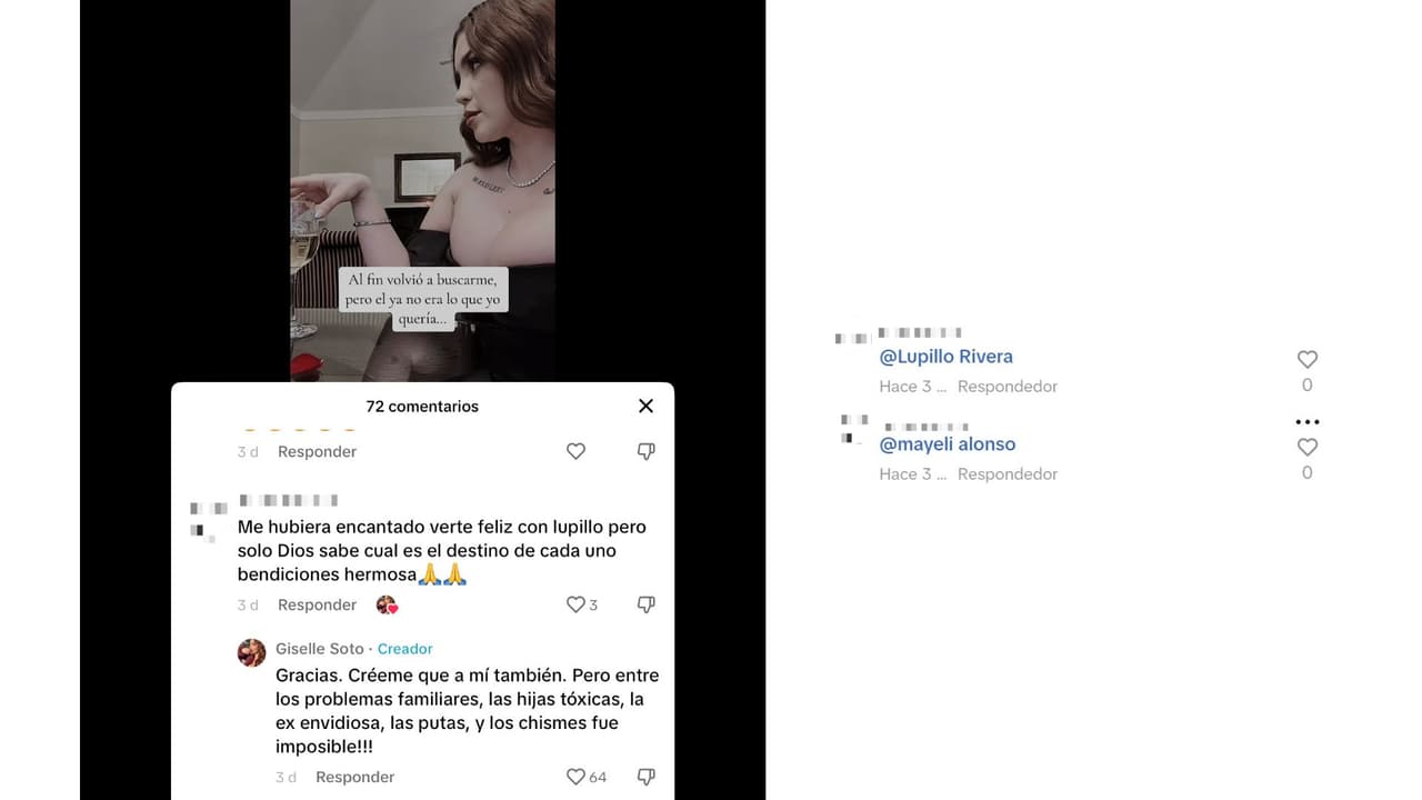 Giselle Soto habló de su ruptura con Lupillo Rivera.