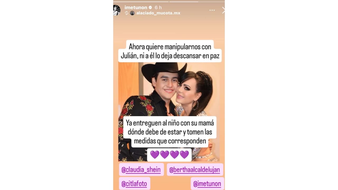 Imelda Tuñón responde a Maribel Guardia.