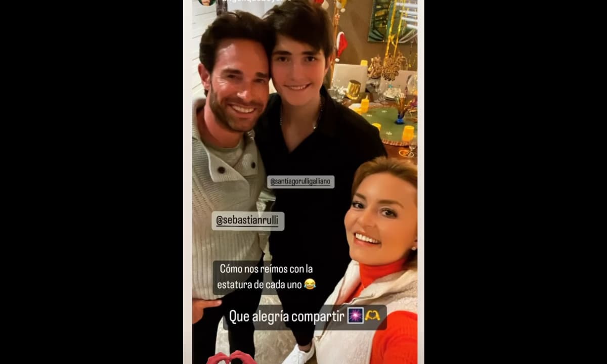 La actriz también mostró una foto de sus suegros
