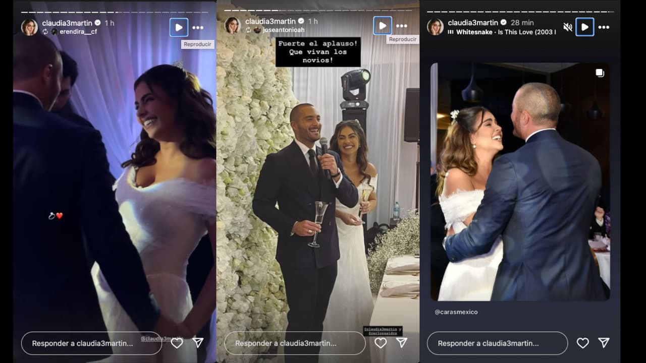 Claudia Martín y Carlos Said celebraron su boda civil en Ciudad de México