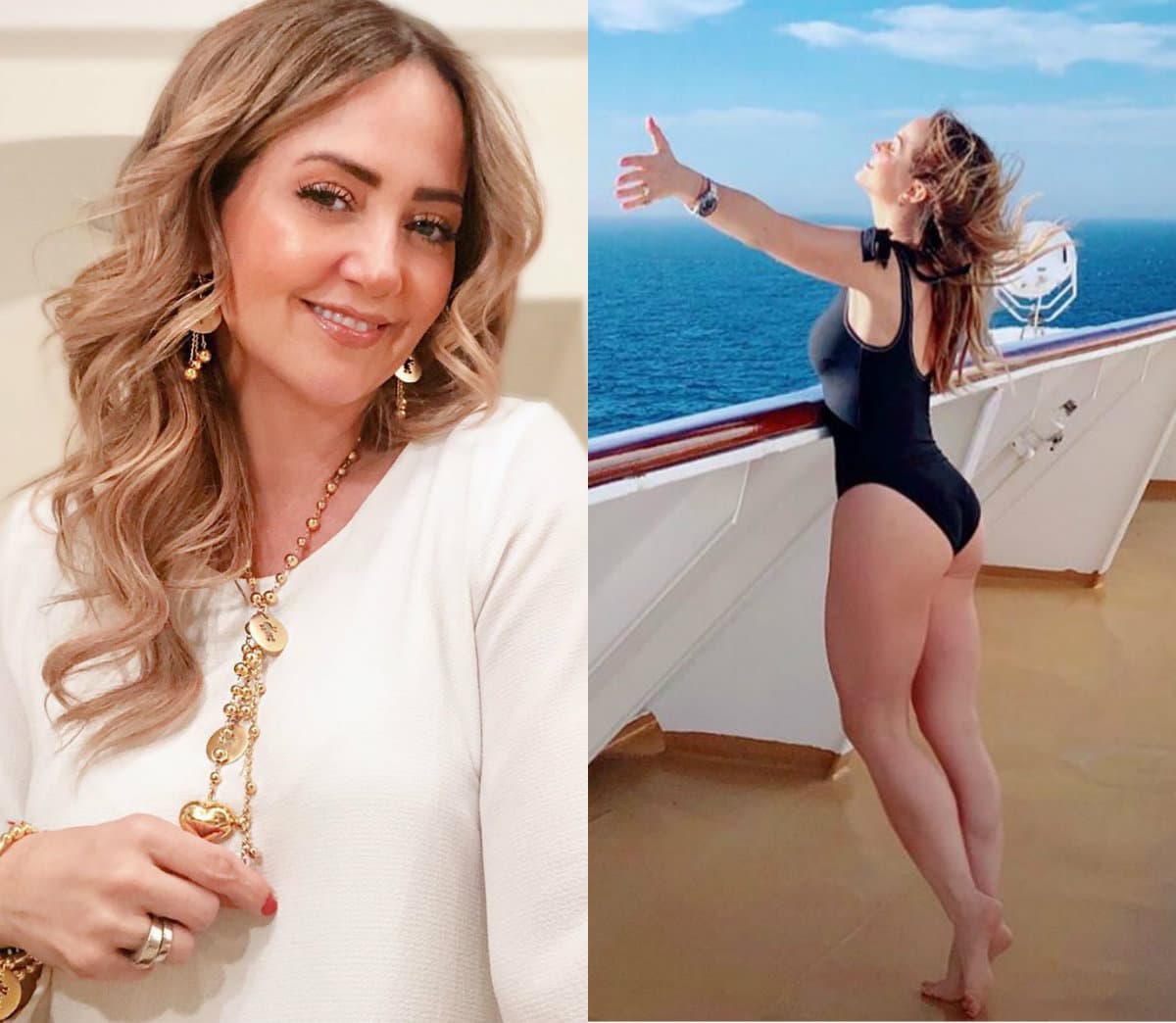 Andrea Legarreta se defiende de quienes la critican por lucir bikini y minifalda: “Eso es lo que a mí me gusta”