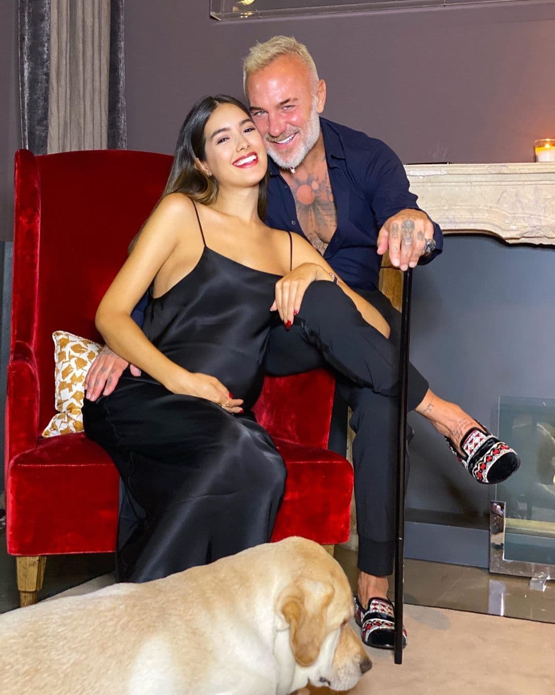 Gianluca Vacchi hizo llorar a Sharon Fonseca con lujosa bienvenida a su hija en su mansión