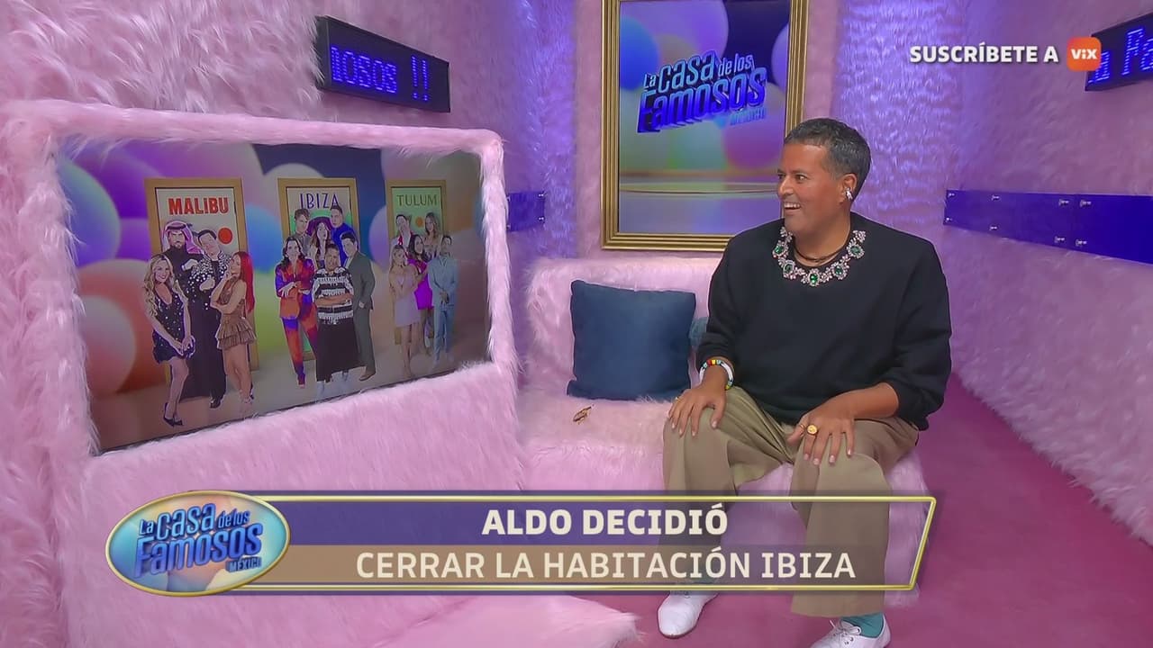 Aldo rápidamente decidió cerrar el cuarto Ibiza