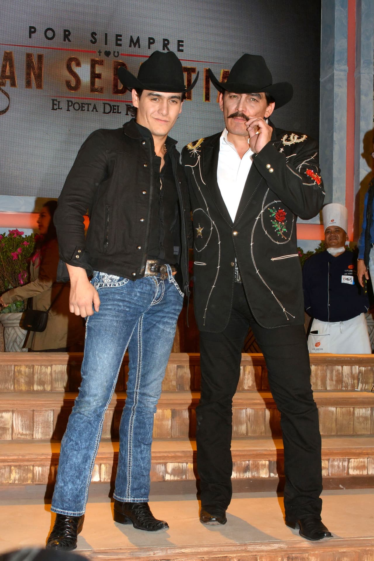 Julián Figueroa y su hermano José Manuel Figueroa.