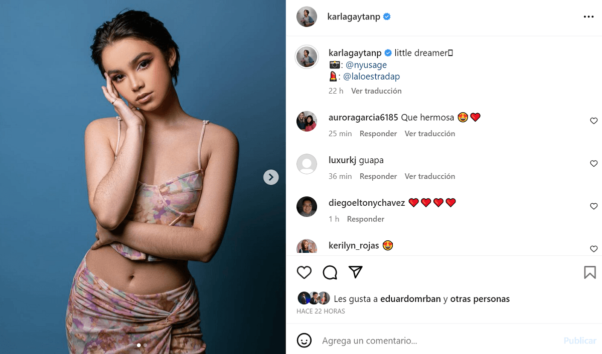 La actriz recibió toda clase de halagos por sus imágenes