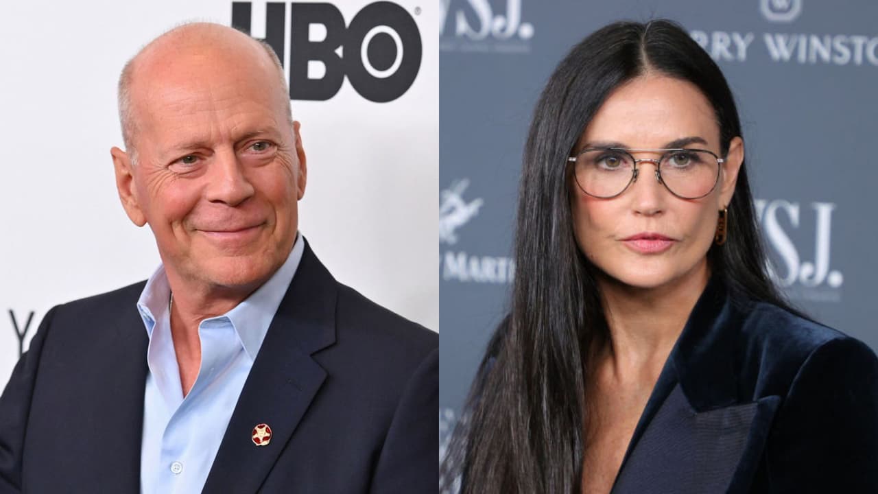 Salud de Bruce Willis empeora: aseguran que es incapaz de reconocer a Demi Moore