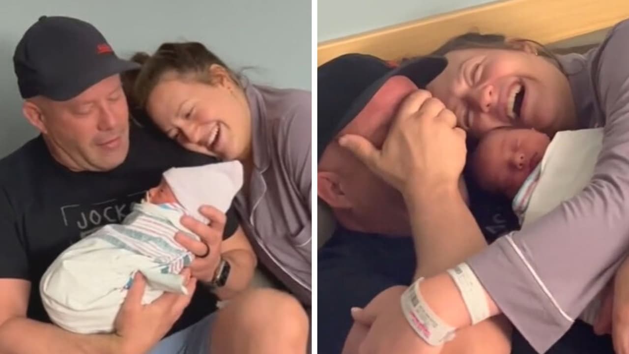 La reacción de este hombre al saber cómo se llamará su nieto hizo llorar a TikTok