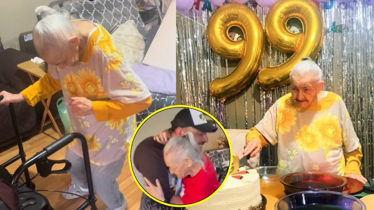 Abuelita cumple 99 años y sorprende a TikTok con sus pasos de baile: “Y seguimos contando”
