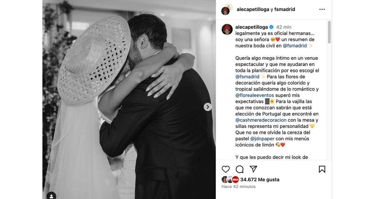 Hija de Biby Gaytán y Eduardo Capetillo no se calla más y hace fuerte confesión sobre su boda: publica fotos sin sus padres