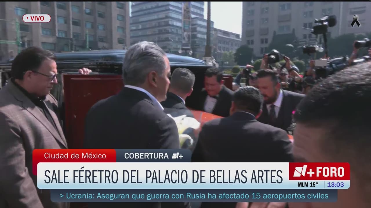 Termina homenaje de Silvia Pinal en Bellas Artes