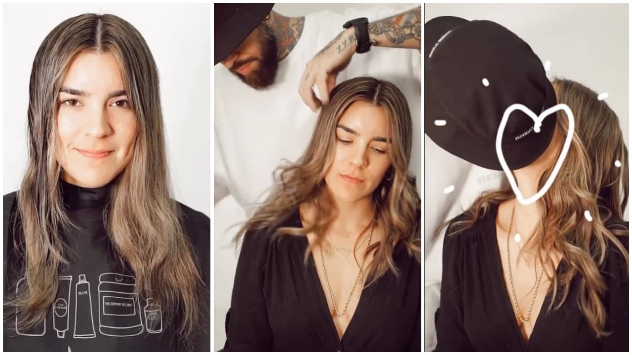 Ana Araujo besa a Marco Lavin