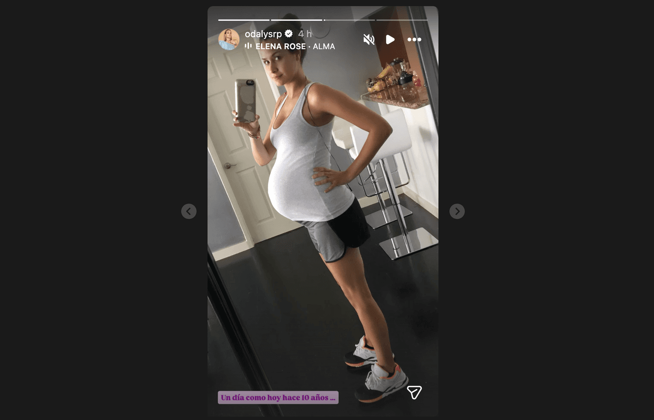 Odalys Ramírez sorprende al publicar foto embarazada: hace tajante revelación