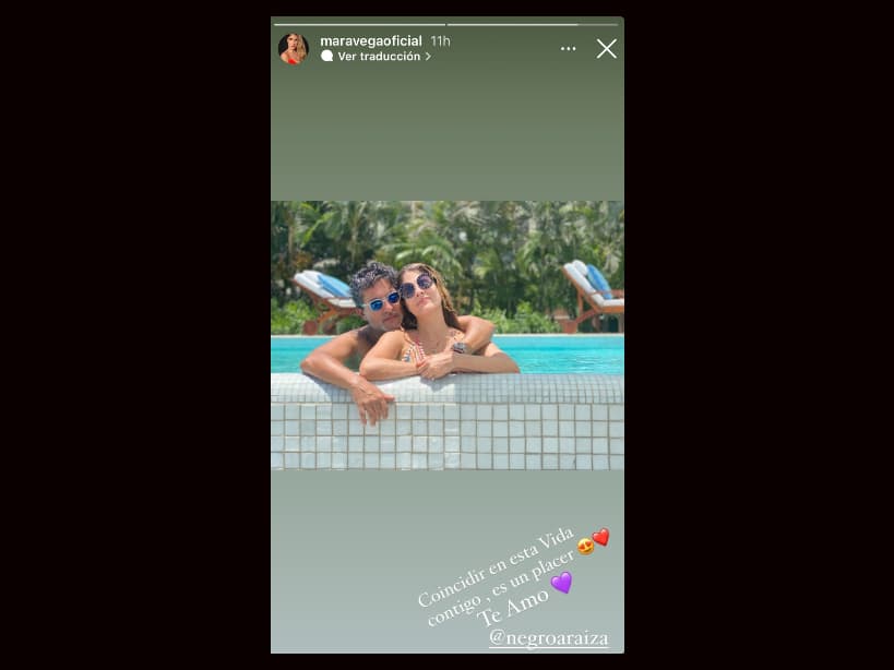 Raúl Araiza y su novia, Margarita Vega, presumen su amor en redes.