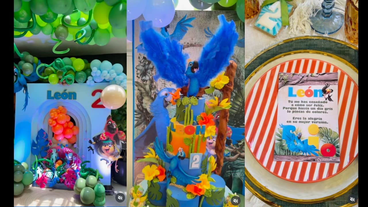 Carlos Rivera y Cynthia Rodríguez celebran el cumpleaños de su hijo León