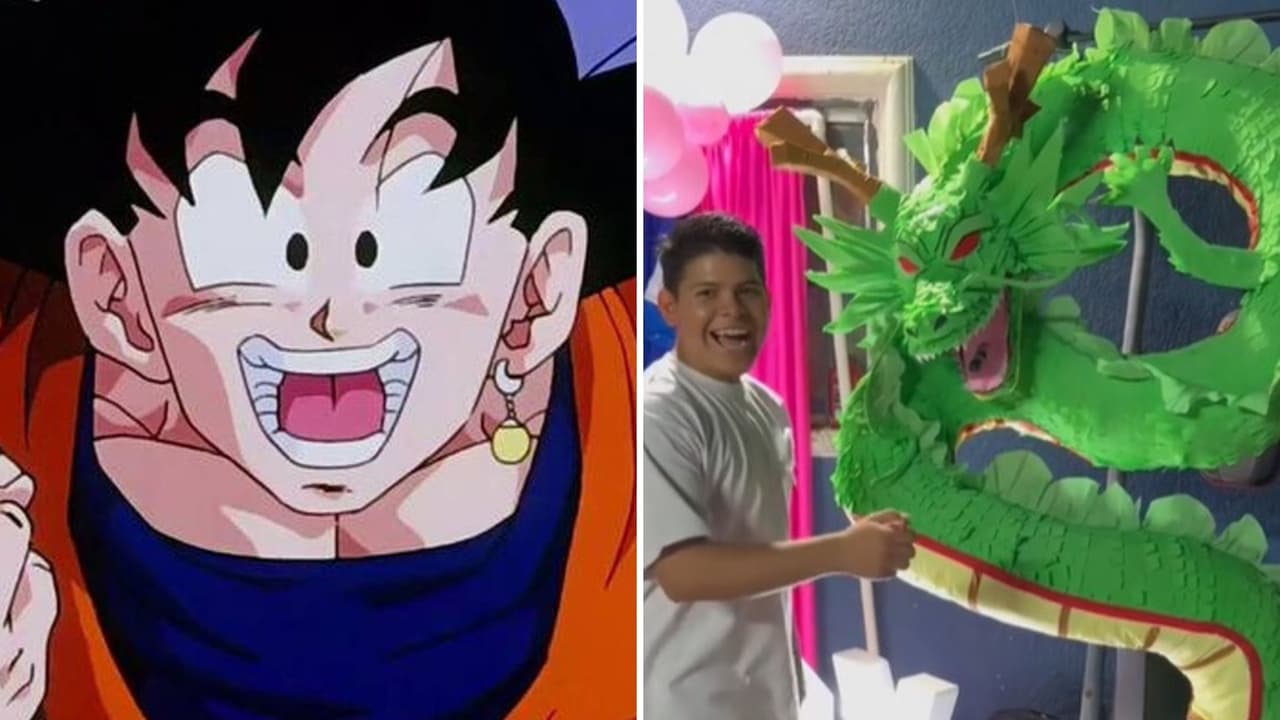 Pareja hace 'gender reveal' temático de Dragon Ball: Shen Long anunció si sería niño o niña