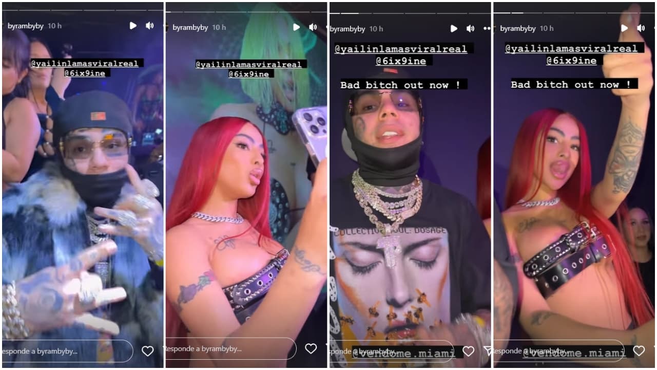 Yailin y Tekashi reaparecieron juntos tras presuntas acusaciones de violencia