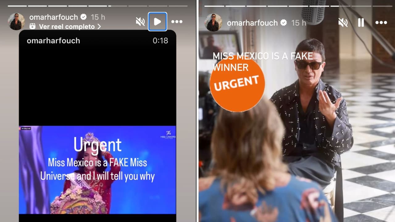 Publicación de Omar Harfouch tras triunfo de Fátima Bosch.