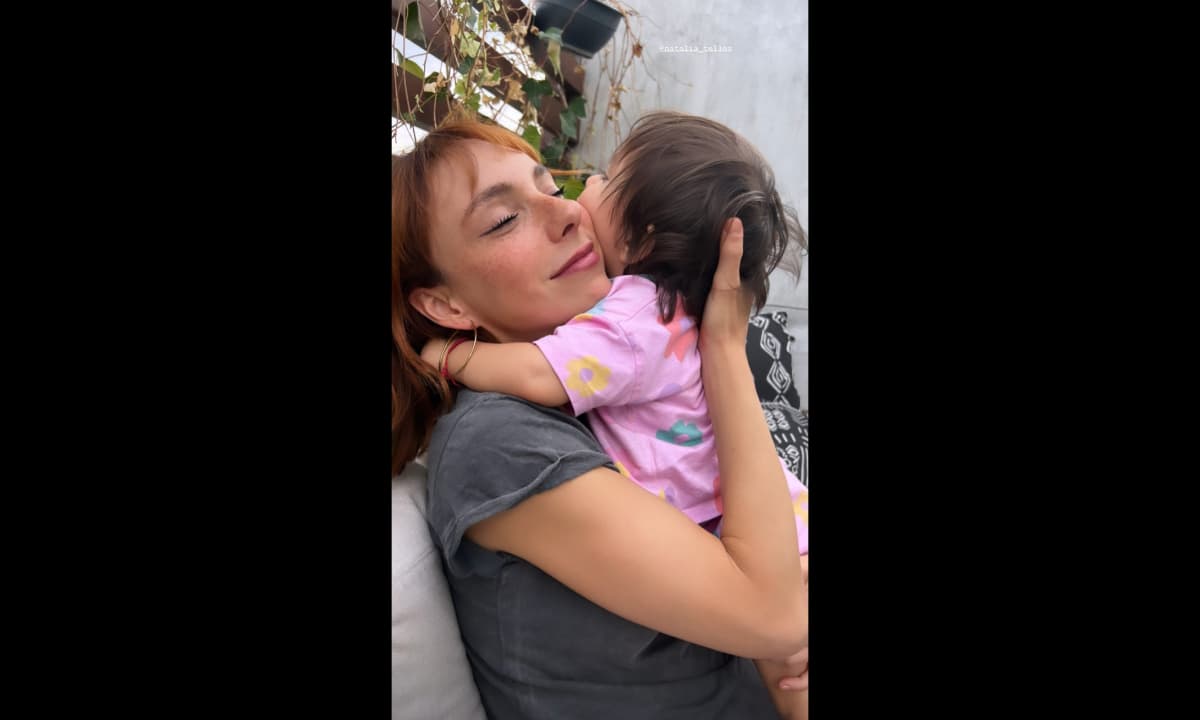 La imagen fue tomada por Antonio Zabala, pareja de la conductora