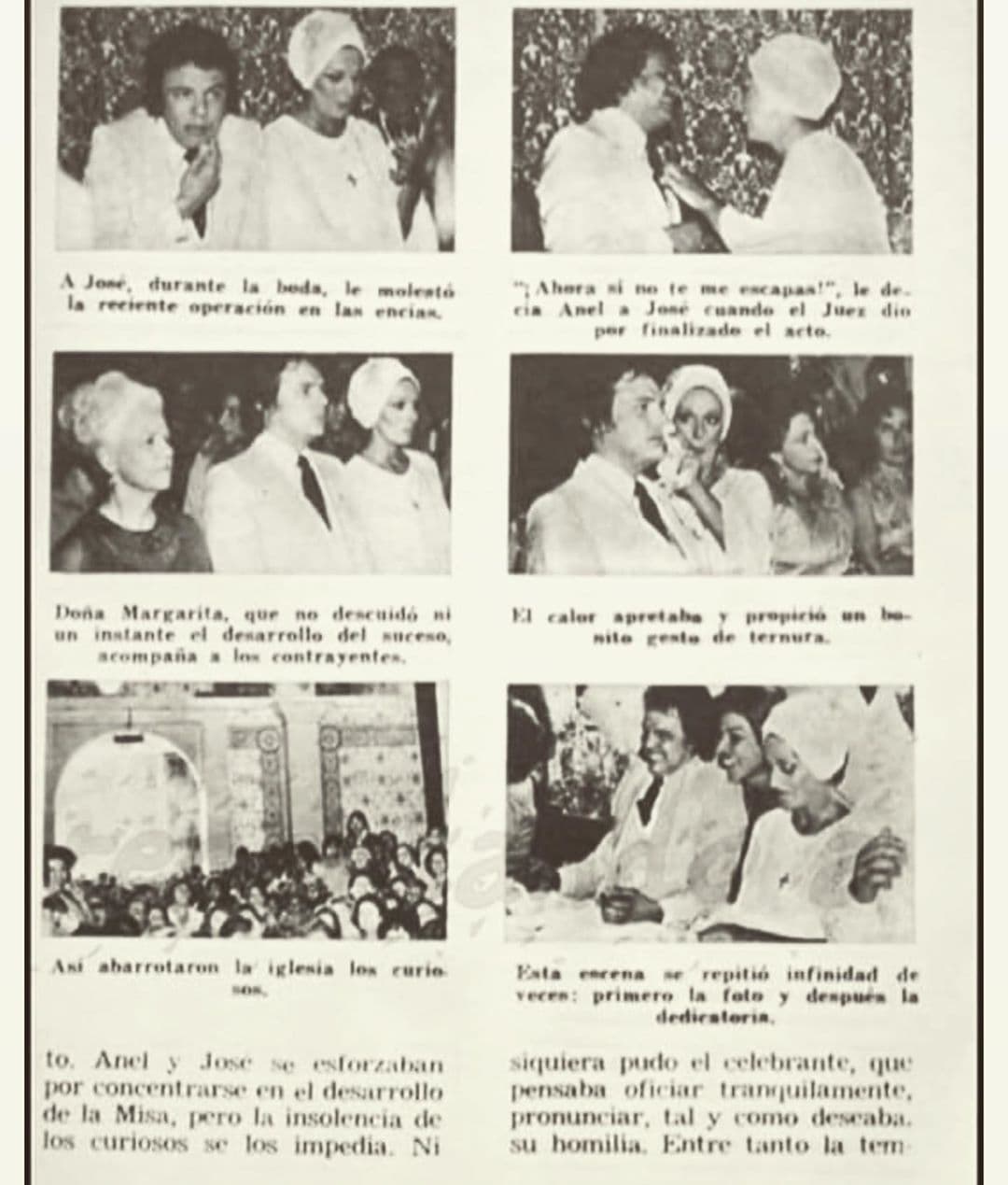 José José y Anel se casaron en 1975.