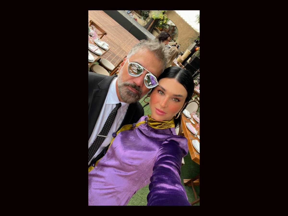 Karla Laveaga publicó fotos del bautizo de Cayetana, nieta de Alejandro Fernández.