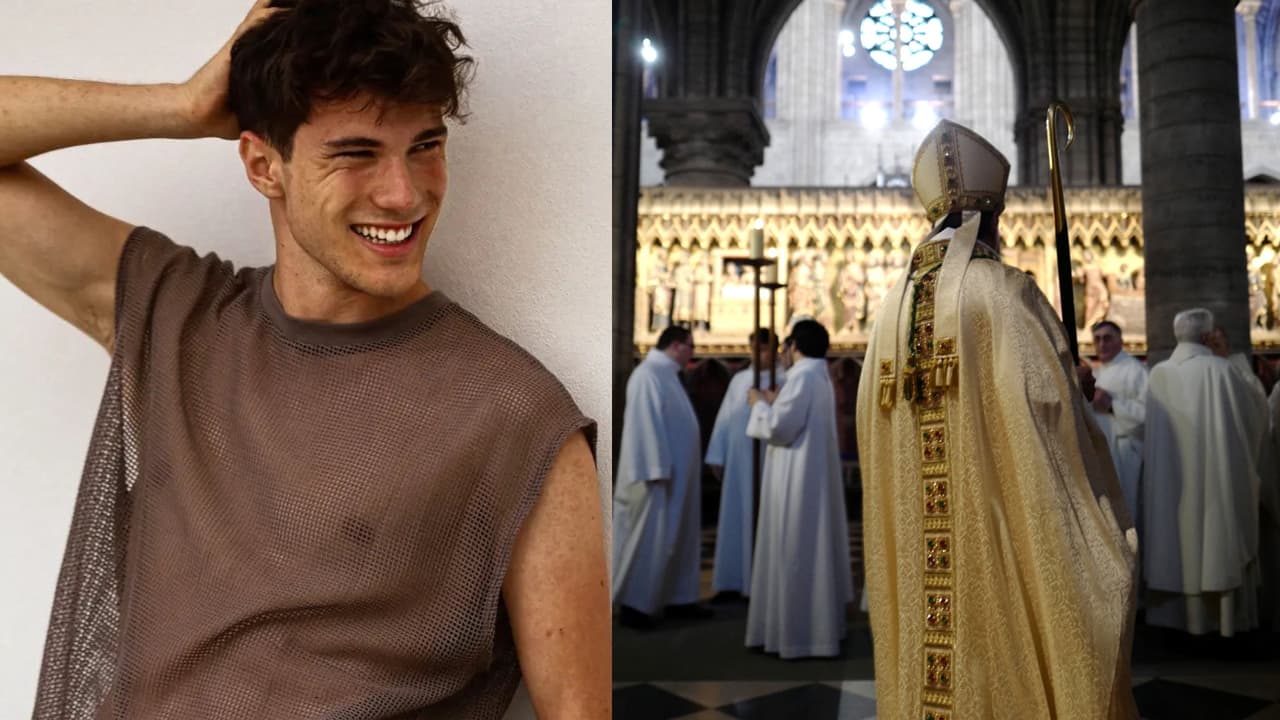 Hombre ‘más bello de Italia’ deja el modelaje a los 21 años para convertirse en sacerdote: así luce
