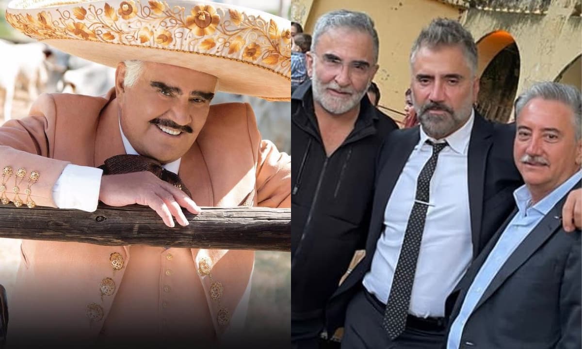 Hijo mayor de Vicente Fernández deja con la boca abierta por fotos inéditas de su papá horas antes de enterrarlo