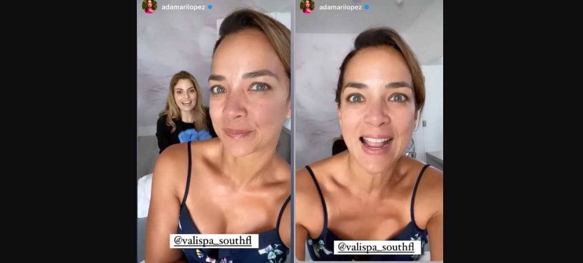 La conductora mostró imágenes en su cuenta de Instagram