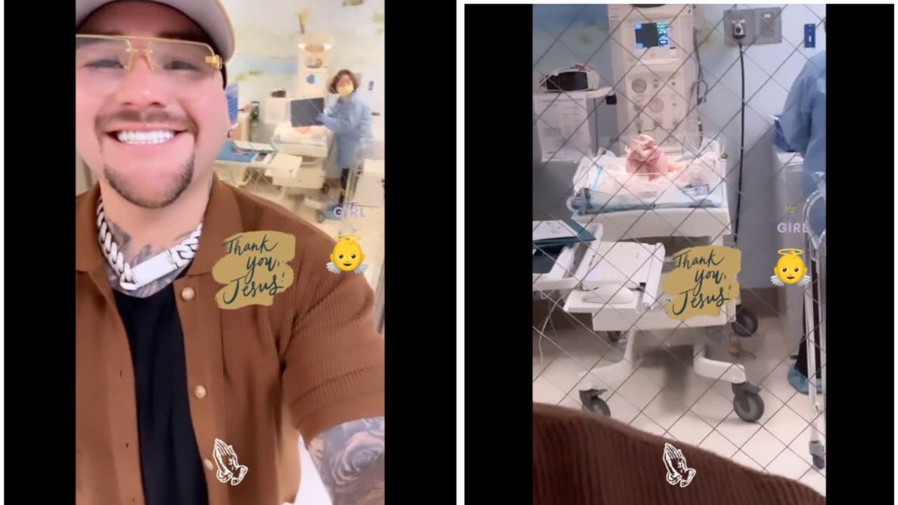 Andy Ruiz Jr. reveló en redes que tuvo una niña junto a Mayeli Alonso