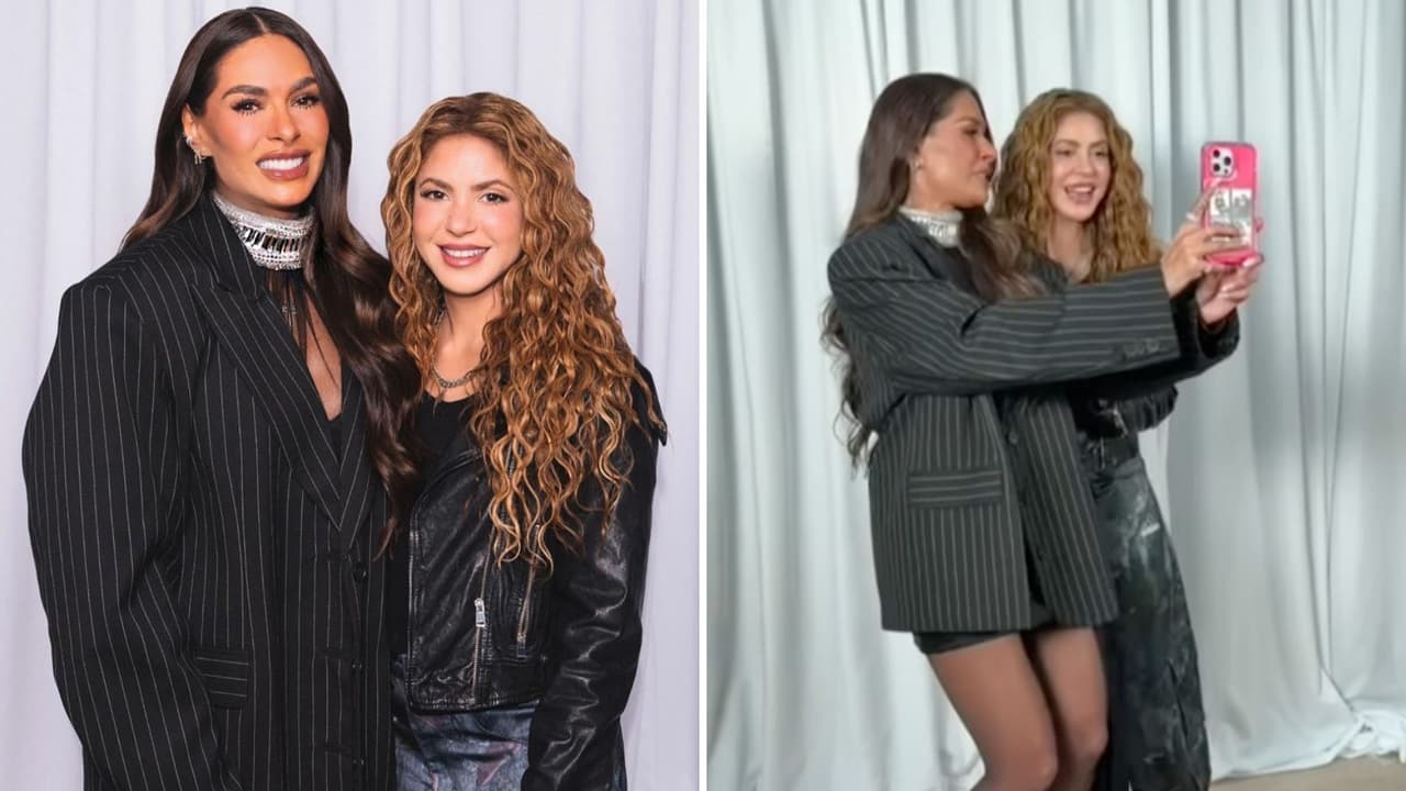 Galilea Montijo presume encuentro con Shakira.