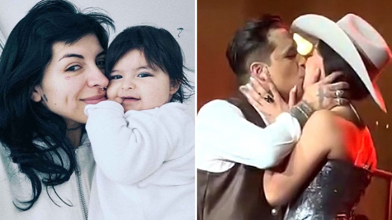 ‘Hijo’ de Nodal y Ángela Aguilar reacciona cuando le hablan de Inti, la bebé de Cazzu